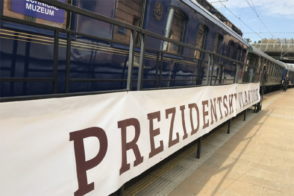 Prezidentský vlak se představil také v Plzeňském kraji