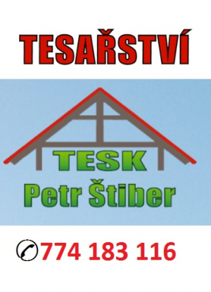 Tesařství TESK Petr Štiber - tesařské práce, klempířství, pokrývačství, sádrokartony