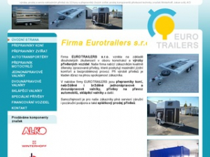 EUROTRAILERS s.r.o. - výroba, prodej, servis, nákladních přívěsů a návěsů