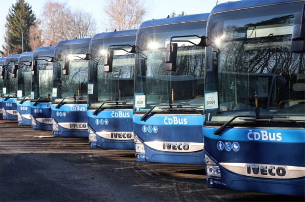 Autobusový dopravce ČD Bus převzal deset nových nízkopodlažních autobusů